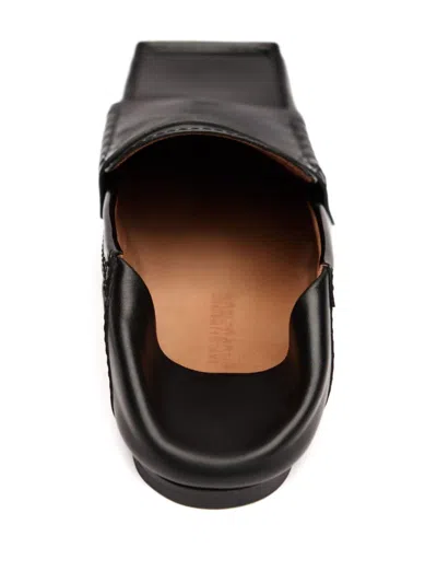 Shop Jacquemus Carré Loafers In Black