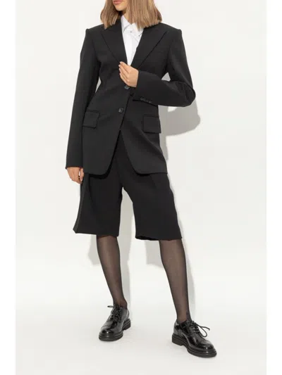 Dolce & Gabbana Day Classic Brushed Leather Brogue Shoes In Black