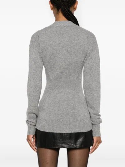 Shop Sportmax Gondola Cardigan In Grey