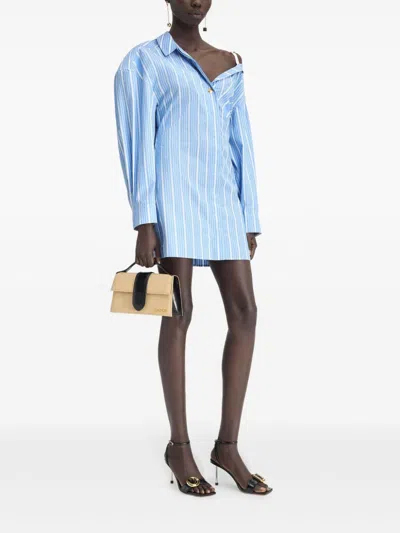 Jacquemus Gestreiftes Kleid In Blue