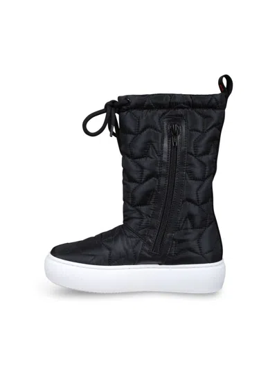 Marni Star Quilted Boots In Black