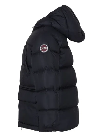 Colmar Black Padded Coat For Boy In Black