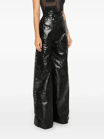 Rick Owens Drkshdw Dirt Cooper Trousers In Black
