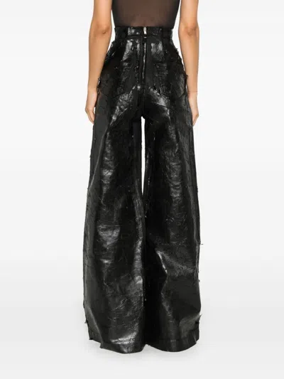 Rick Owens Drkshdw Dirt Cooper Trousers In Black
