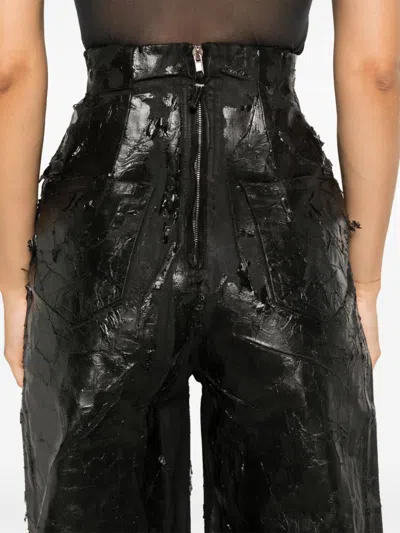 Rick Owens Drkshdw Dirt Cooper Trousers In Black