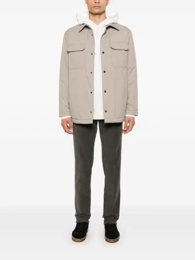 Kiton Padded Jacket In Neutrals