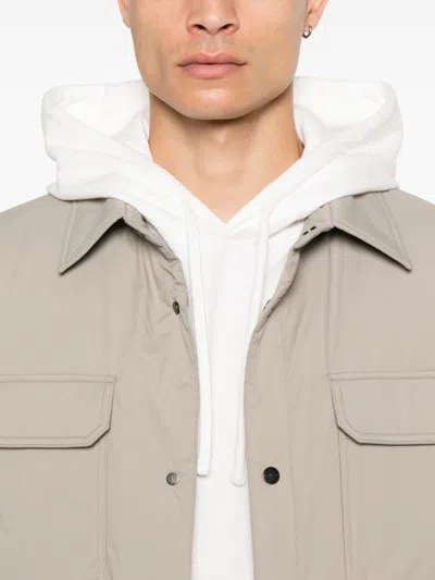 Kiton Padded Jacket In Neutrals