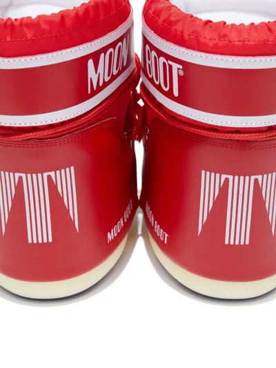 Moon Boot Girls Icon Low Boots In Red