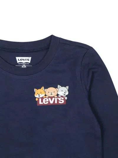 Levi's Hiking Icons-print Sweatshirt In Blue