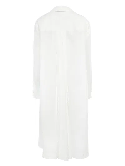 Loewe Cotton-blend Dress In White