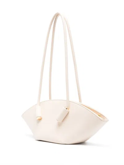 Shop Themoirè Olimpia Shoulder Bag In White