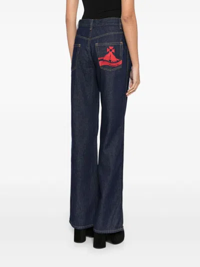 Shop Vivienne Westwood Ray Jeans In Blue