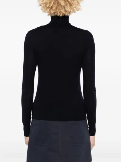 Shop Chloé Roll-neck Sweater In Blue