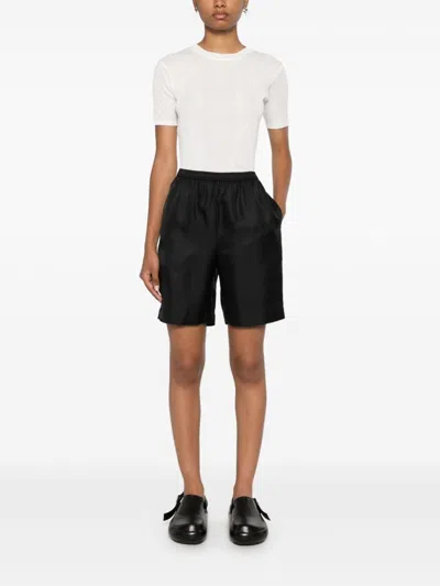 Loulou Studio Zinia Shorts In Black