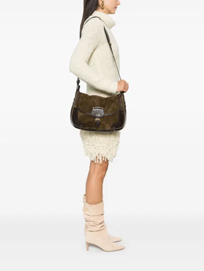 Isabel Marant Adjustable Strap Shoulder Bag In Brown