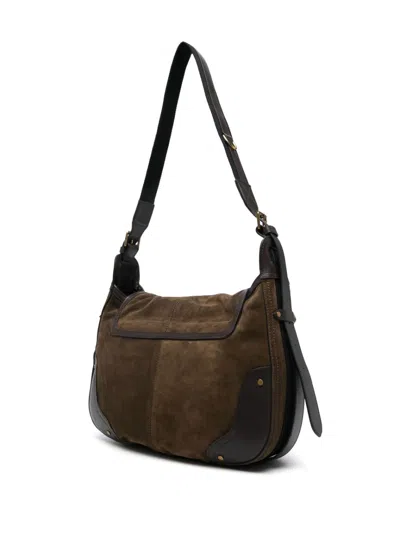 Isabel Marant Adjustable Strap Shoulder Bag In Brown