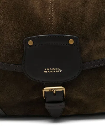 Isabel Marant Adjustable Strap Shoulder Bag In Brown