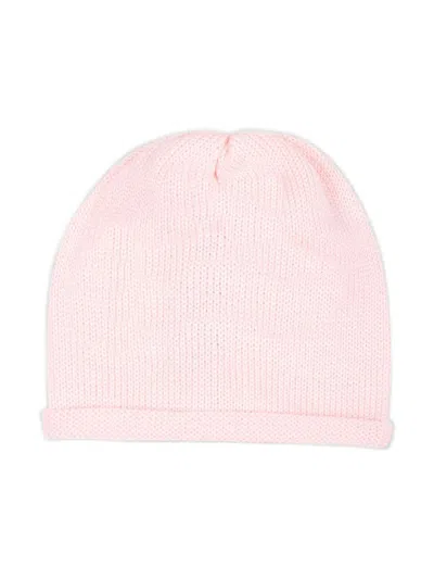 Little Bear Wool Beanie In Pink