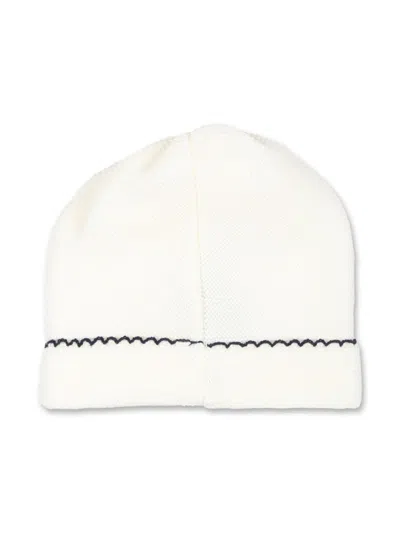 Little Bear Wool Beanie In White