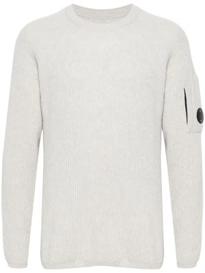 C.p. Company C. P. Company Man Sweater White Size 44 Cotton In White