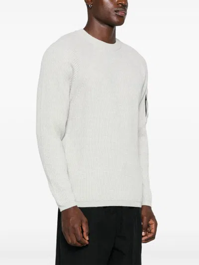 C.p. Company C. P. Company Man Sweater White Size 44 Cotton In White