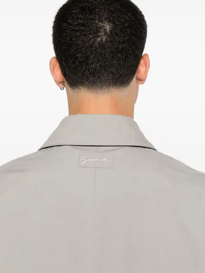 Givenchy Cotton Trench Coat In Grey