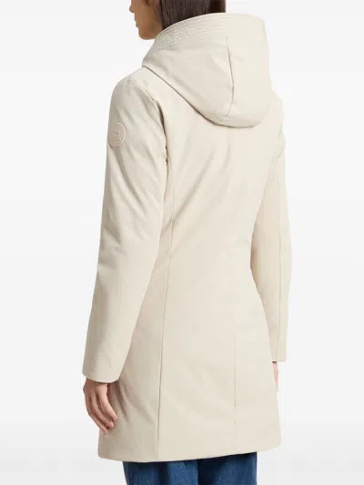 Woolrich Firth Parka Coat In Neutrals