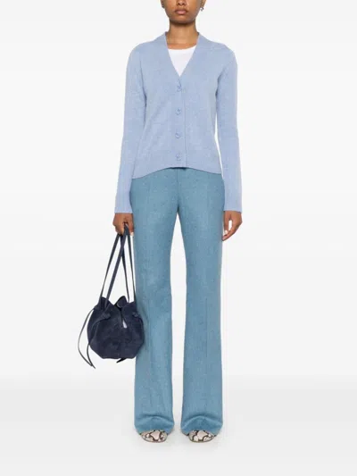 Ermanno Scervino Fresh Trousers In Blue