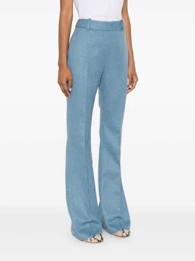 Ermanno Scervino Fresh Trousers In Blue
