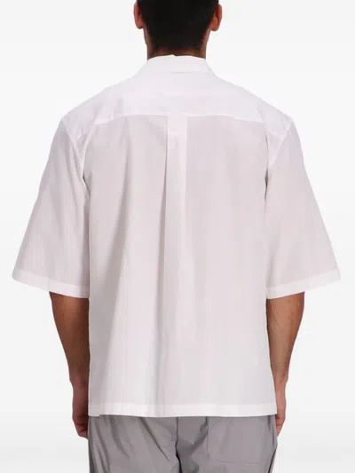 Moschino Barcode Poplin Shirt In White