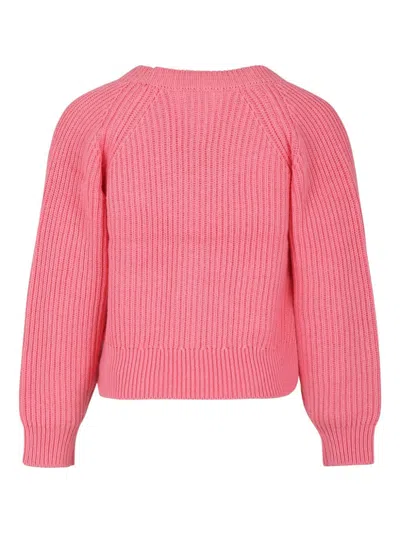 Molo Pink Cardigan Gilberta For Girl In Pink
