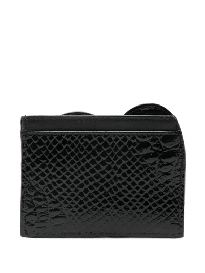 Shop Vivienne Westwood Heart Cardholder In Black