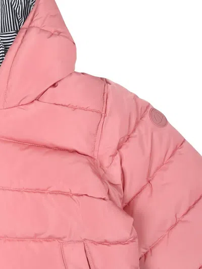 Petit Bateau Fleece-lined Padded Jacket In Pink
