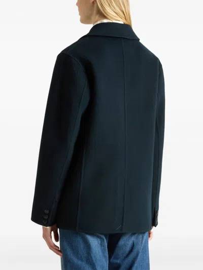 Woolrich Long-sleeved Suit Jacket In Blue