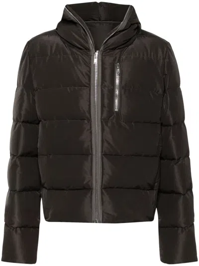 Rick Owens Sealed Puffer Jacket In Grey