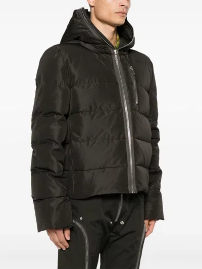 Rick Owens Sealed Puffer Jacket In Grey
