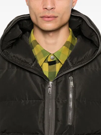 Rick Owens Sealed Puffer Jacket In Grey