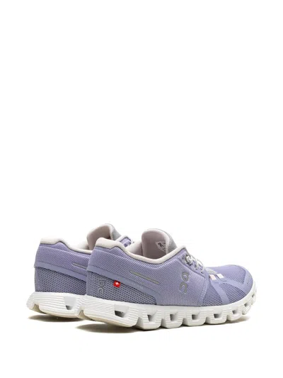 On Running On Cloud 5 Panelled Mesh Sneakers In Purple