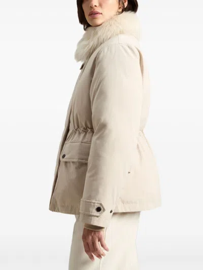 Woolrich Warm And Stylish Down Jacket In White