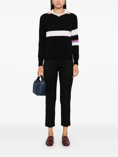 Etro Cropped Trousers In Black