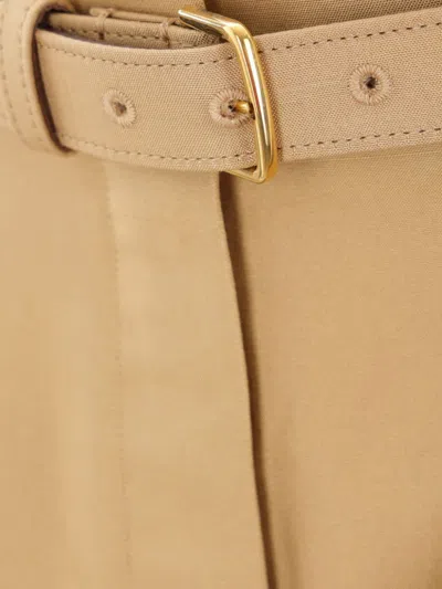 Loro Piana Edward Raw Tussah Silk Trousers In Neutrals