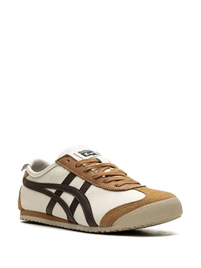 Onitsuka Tiger Mexico 66 "cream/licorice Brown" Sneakers In Neutrals