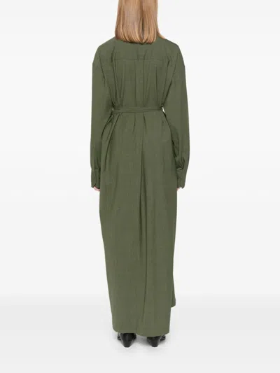 Fabiana Filippi Wrap Maxi Dress In Green