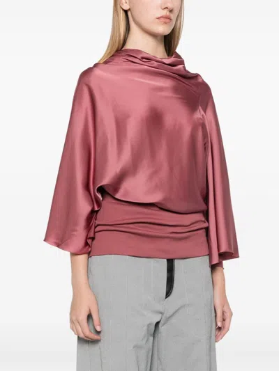 Rick Owens Cylinder Blouse In Pink