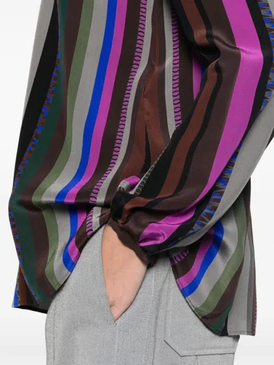 Pucci Silk Blouse In Brown