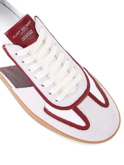 Shop Kurt Geiger Lloyd Sneakers In White