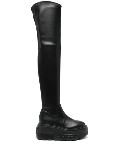 Shop Casadei Nexus Boots In Black