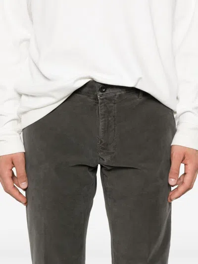 Incotex Slim-cut Chino Trousers In Grey