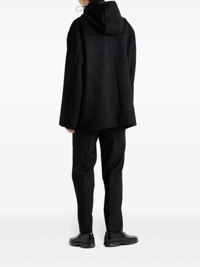 Prada Jacke Aus Wollgemisch In Black
