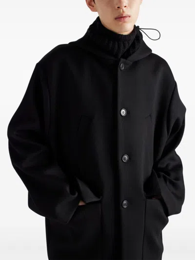 Prada Jacke Aus Wollgemisch In Black